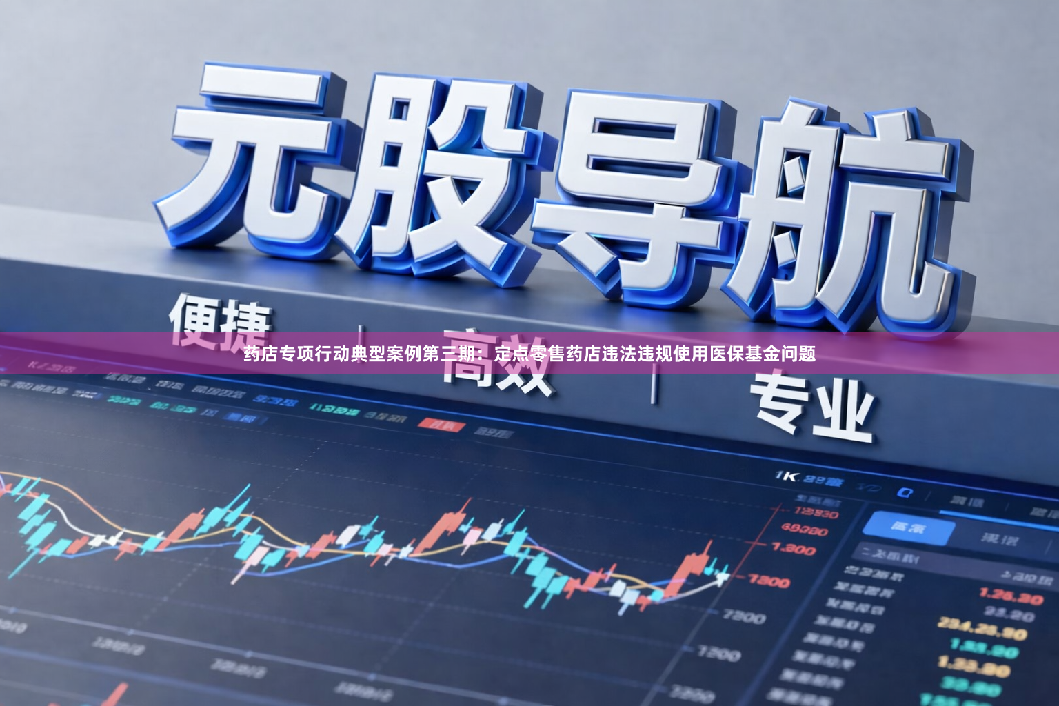 药店专项行动典型案例第三期：定点零售药店违法违规使用医保基金问题