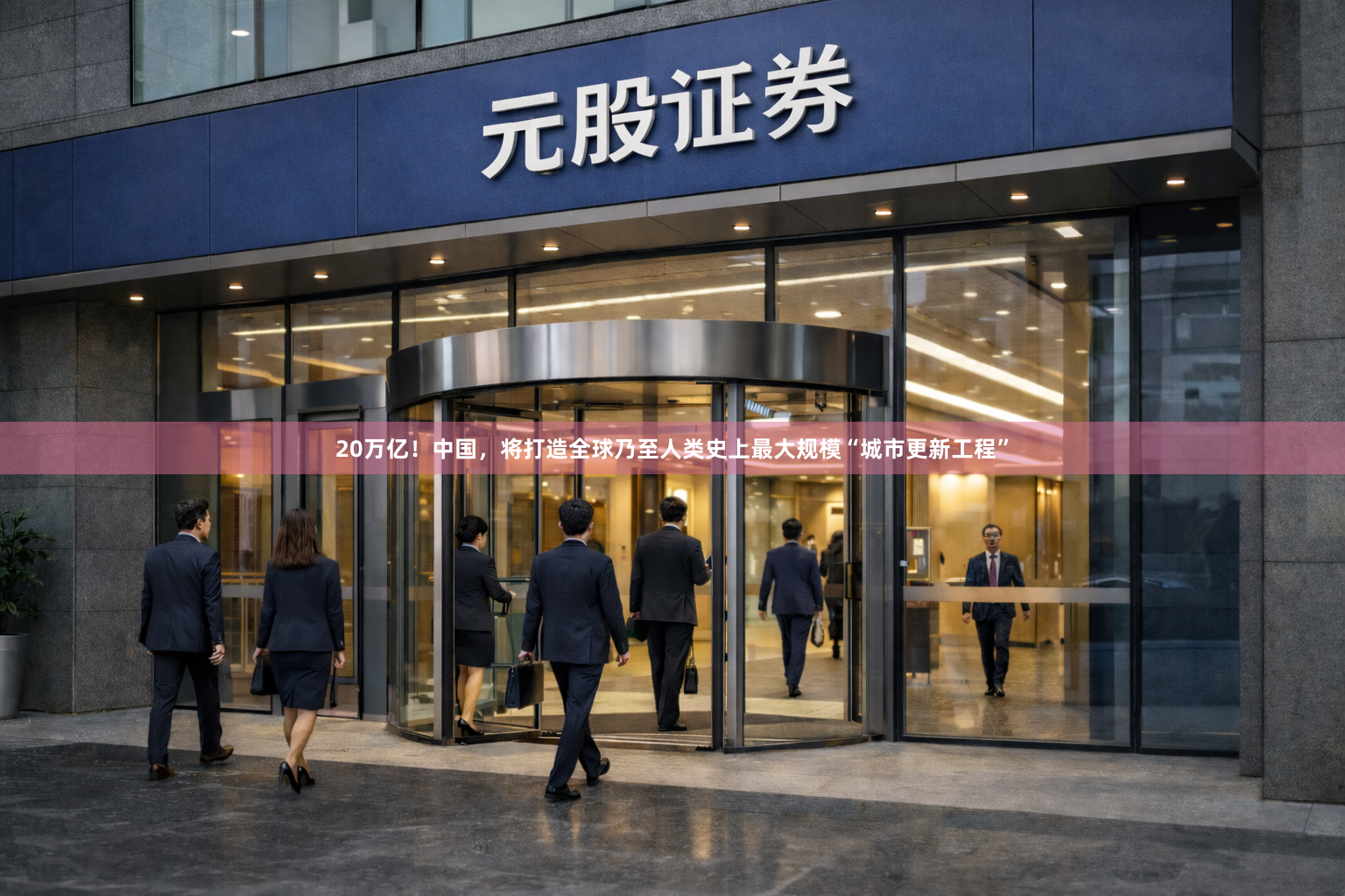 20万亿！中国，将打造全球乃至人类史上最大规模“城市更新工程”