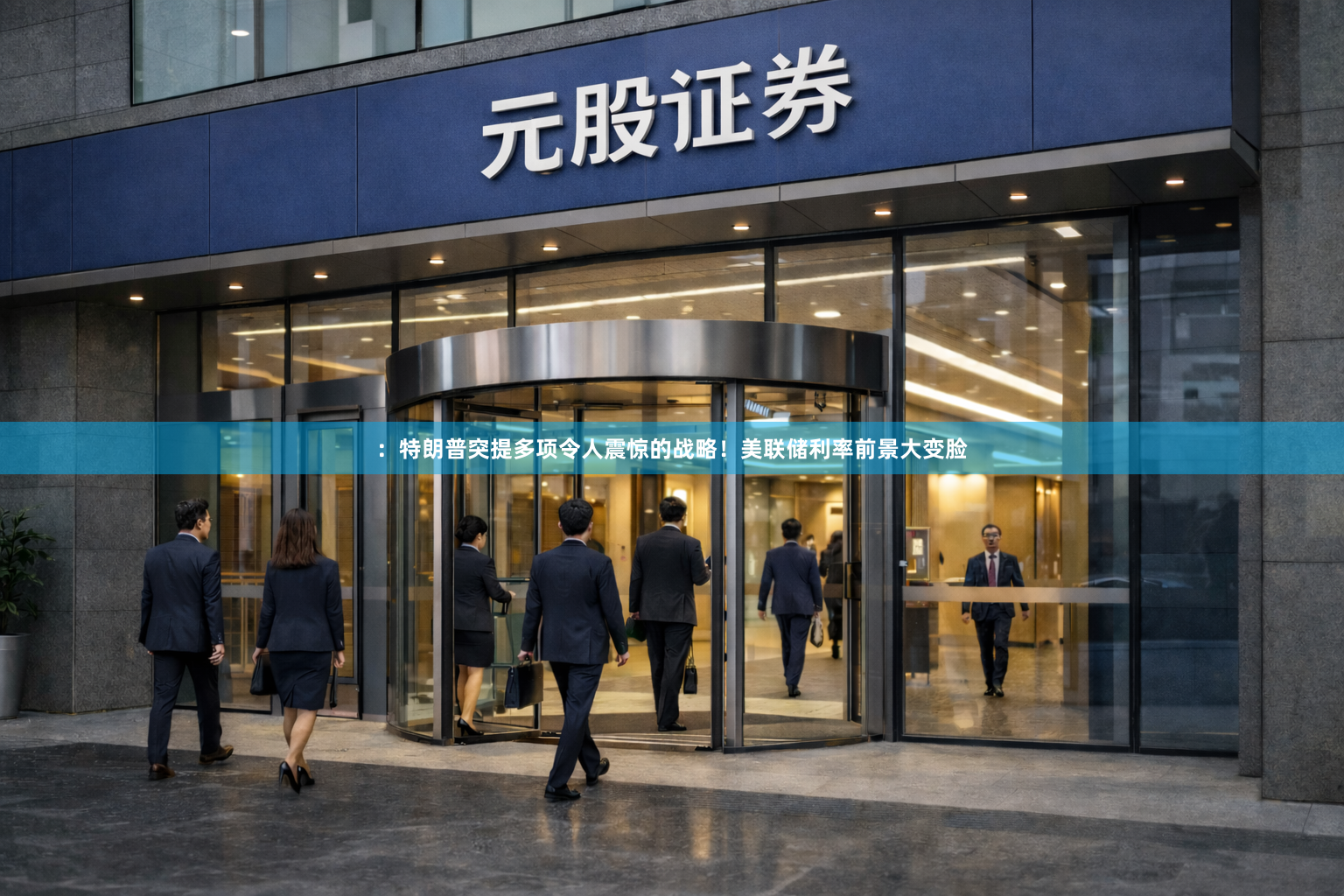 :特朗普突提多项令人震惊的战略!美联储利率前景大变脸